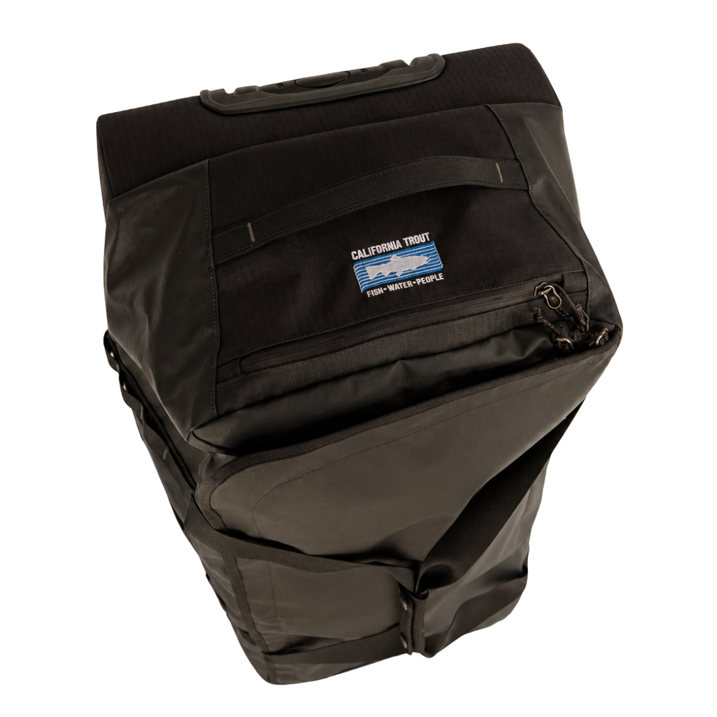 CalTrout x Patagonia Black Hole® Wheeled Duffel (100L)