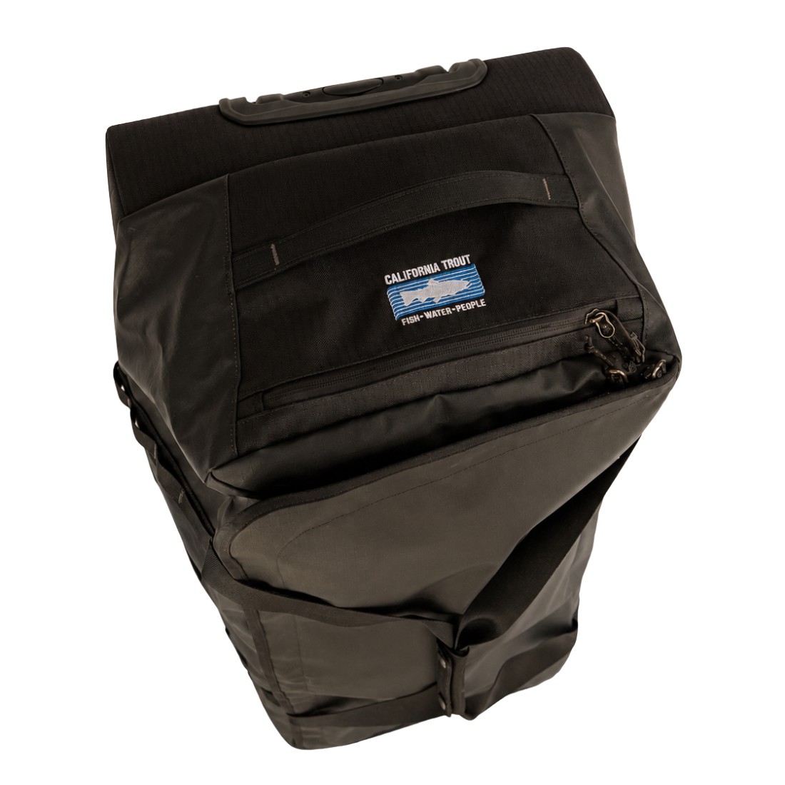 CalTrout x Patagonia Black Hole® Wheeled Duffel (100L)