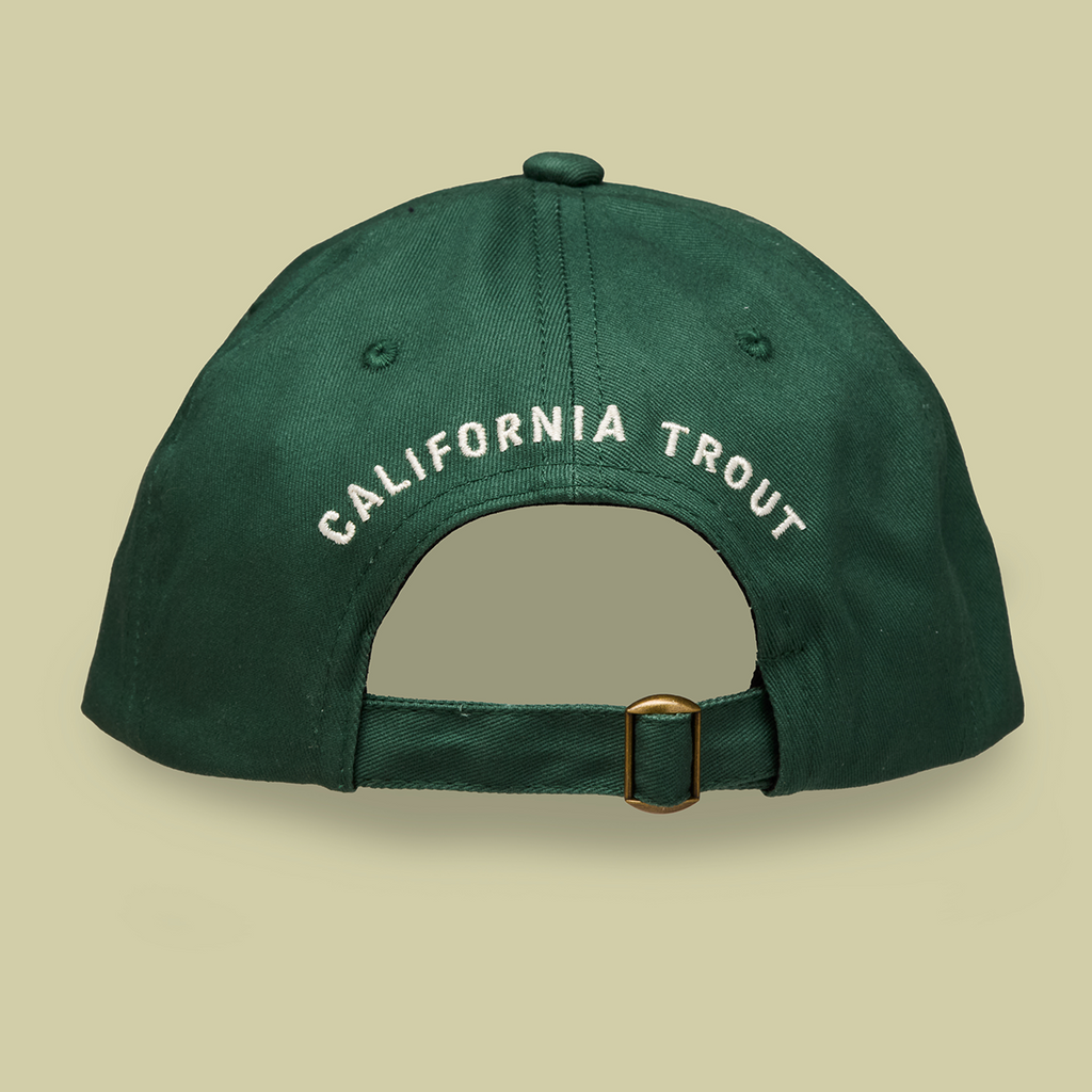Mustard Beetle Ball Cap: Steelhead Trout for CalTrout