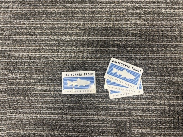 CalTrout Logo Sticker - 3" x 2"